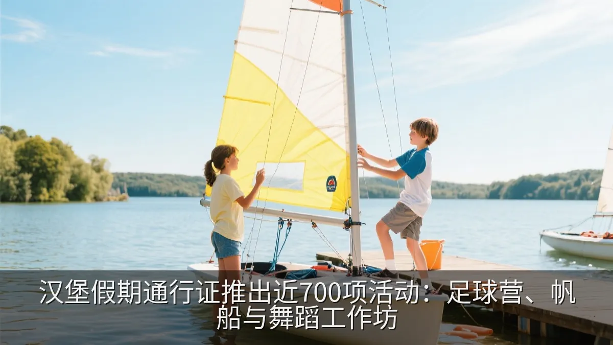 汉堡假期通行证推出近700项活动：足球营、帆船与舞蹈工作坊