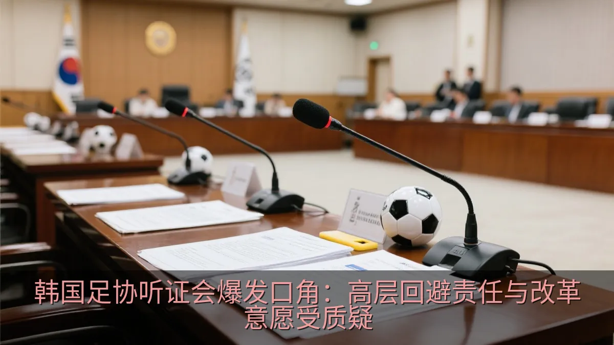 韩国足协听证会爆发口角：高层回避责任与改革意愿受质疑